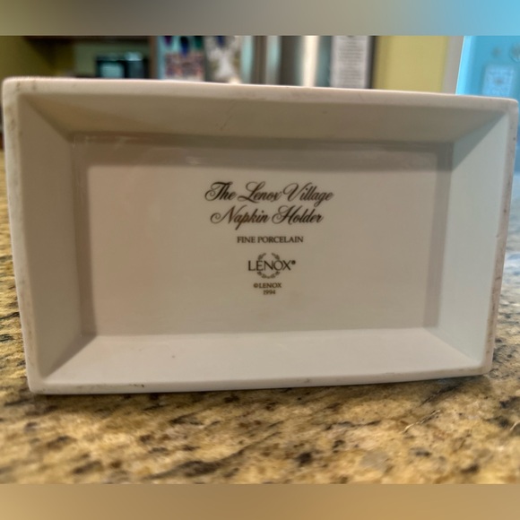 Lenox Village Collection Napkin Holder EUC - Picture 2 of 3